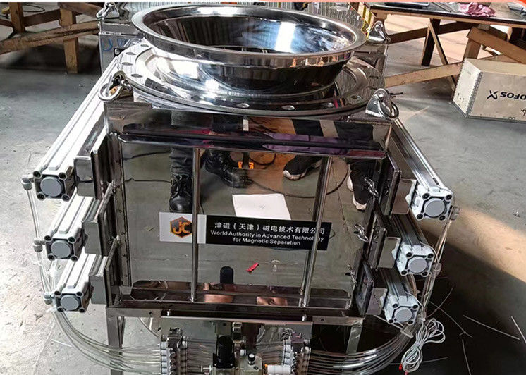 Zelfontladende industriële magnetische scheider Sterke transportbanden voor de steenverwerking en het wassen van steenkool