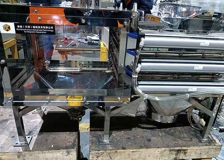 Speciale casing type Volledig automatische vloeistofleidingsmagnetische scheidsmachine voor de lithiumbatterijindustrie