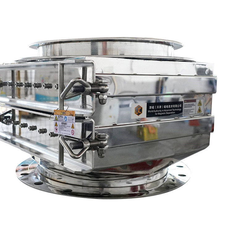 10,000 Gauss Magnetische Separator van hoge intensiteit IJzererts / metaalroest / kwarts Sorteren