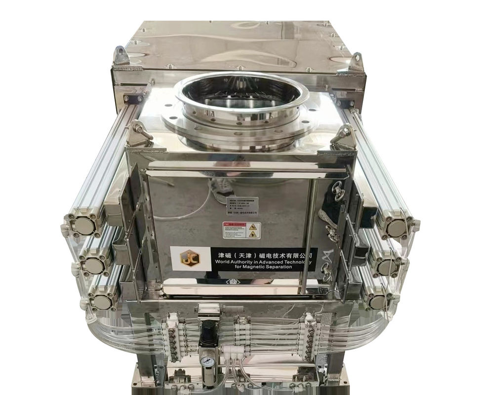 Automatisch zelfreinigende laden type rooster Magnetische scheider vierkant vorm