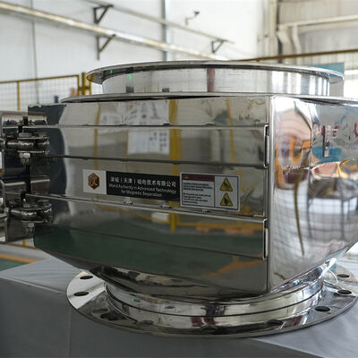 Hooggradiënt Zelfreinigende Permanente Magnetische Separator met Pneumatische Aandrijving voor Continue IJzerverwijdering